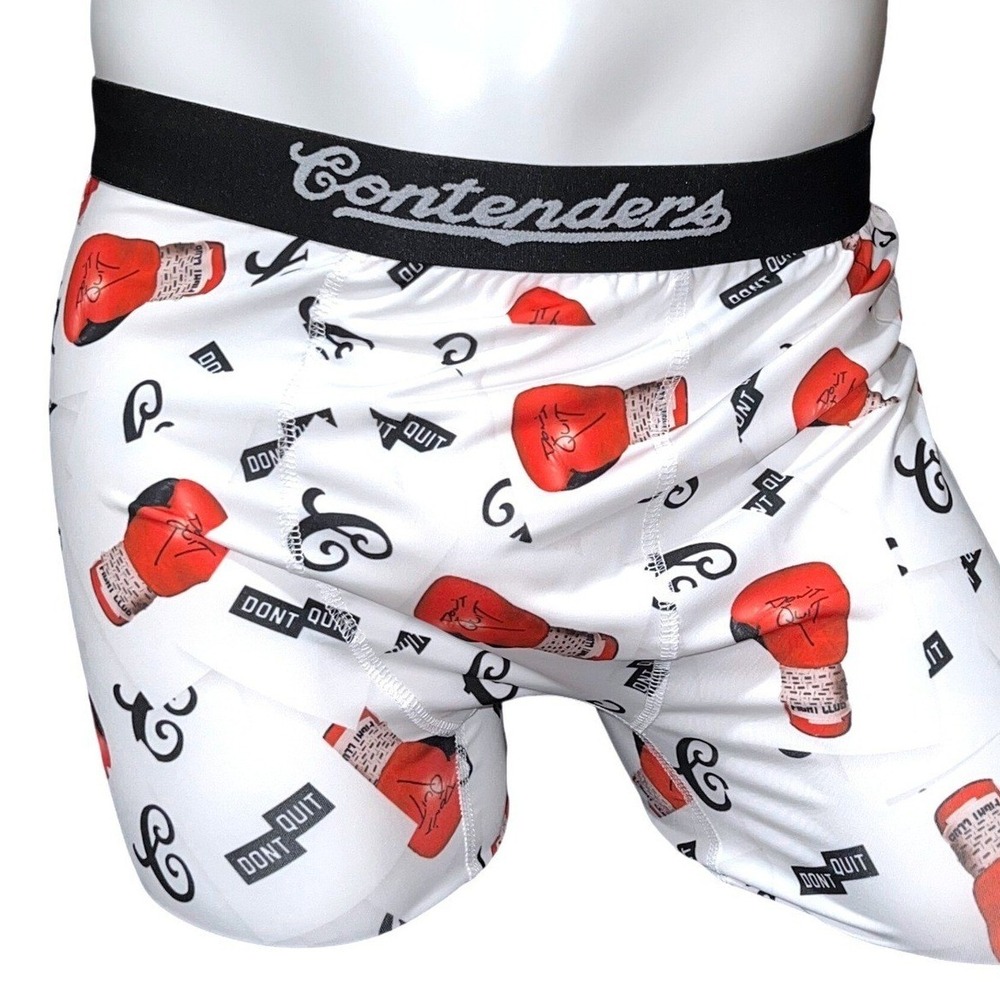 Contenders Boxing Gloves Boxerbrief White Size XL‎ (37-40) NWT